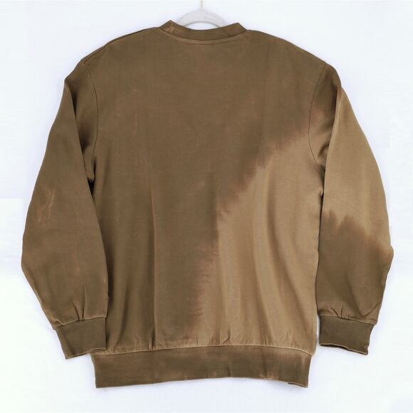 Jack & Jones Men's Brown Tie Dye Cotton A World Crew Neck Sweatshirt Size M - Picture 5 of 7